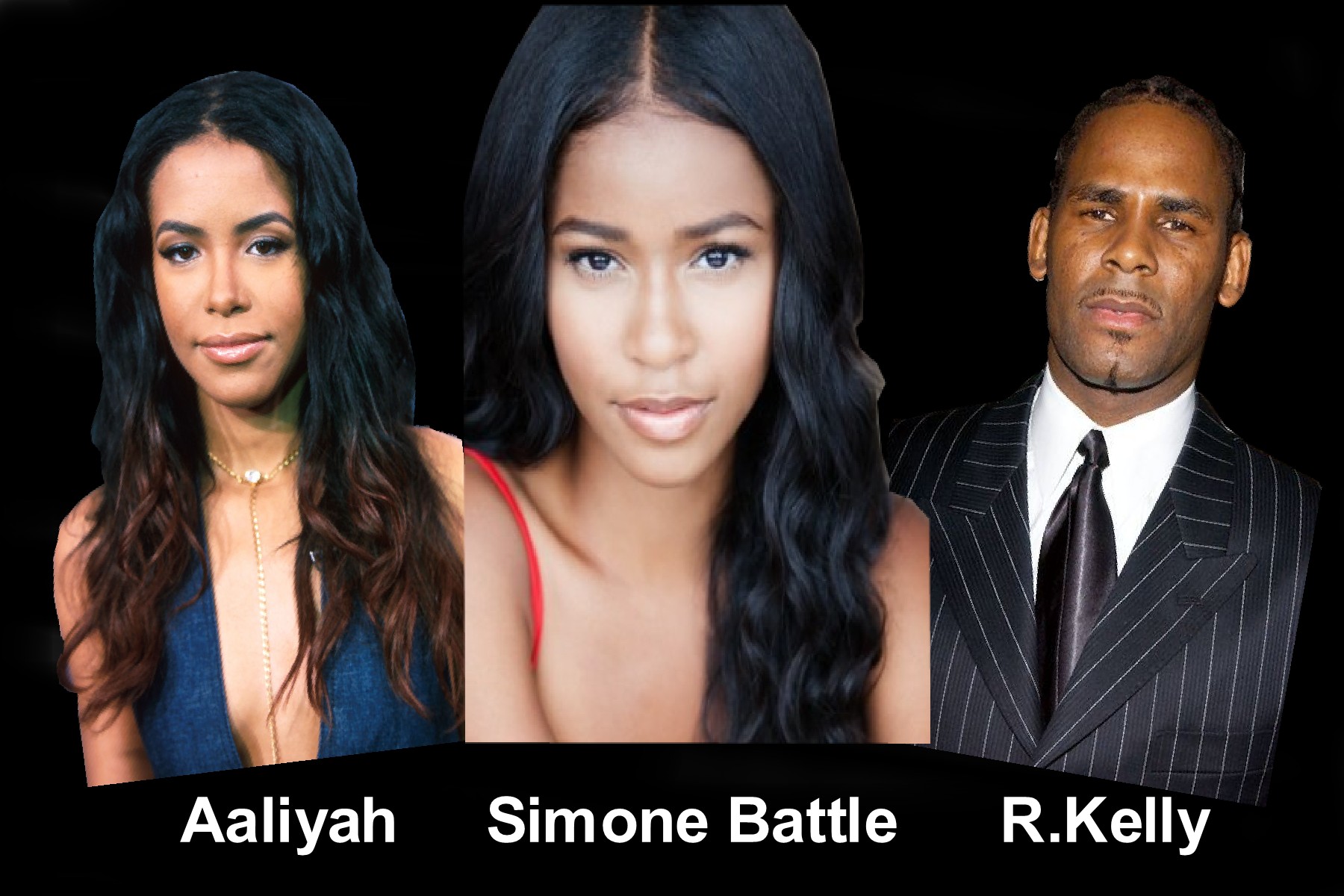 Is Simone Battle the secret love child of the late songstress Aaliyah and R...