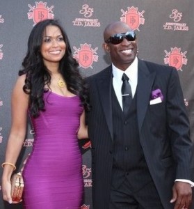 Tracey Edmonds and Deion Sanders Tracey Edmonds and Deion Sanders, the sportsman.